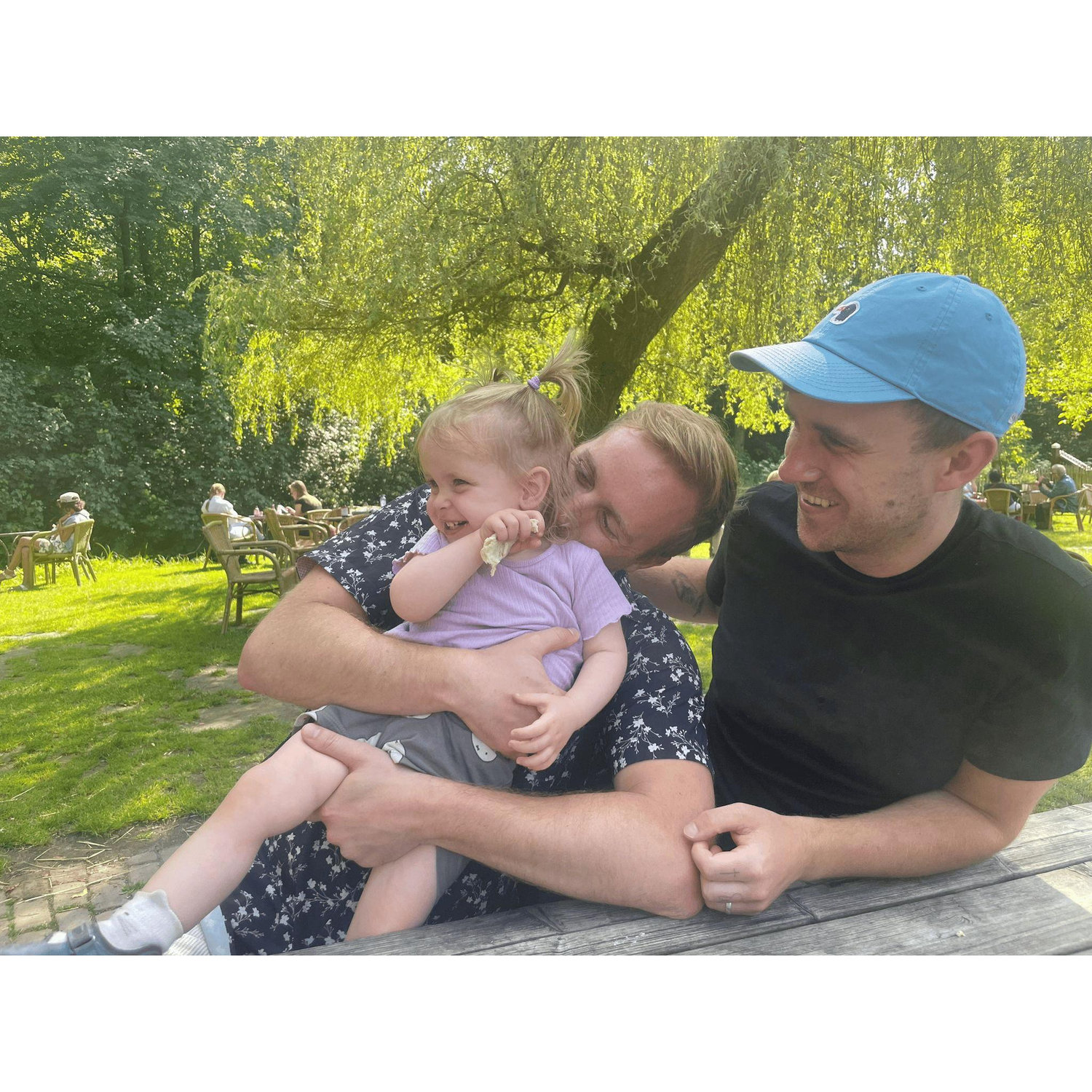 With our niece, Coral, on an Amsterdam visit