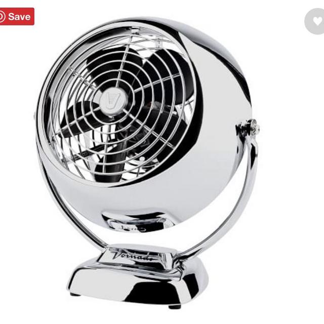 Vornado VFan, chrome (potterybarn, amazon)