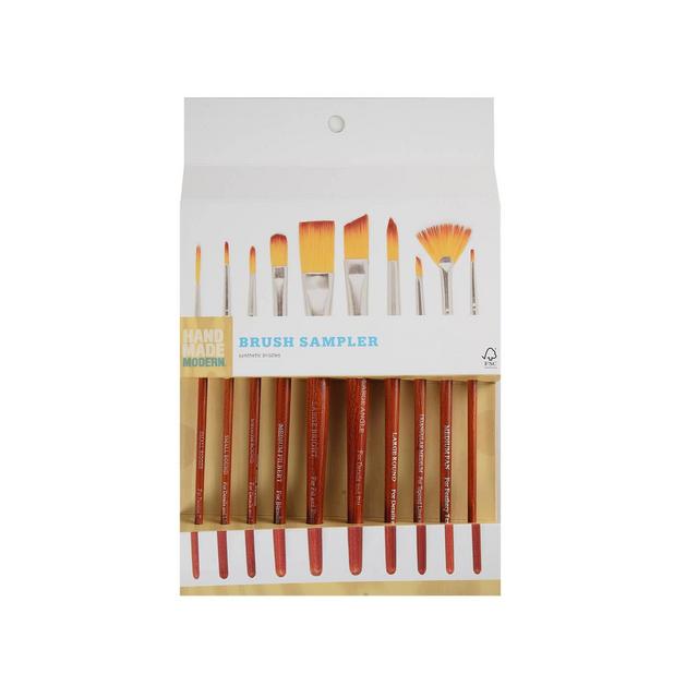 10ct Brush Sampler Hand Made Modern®