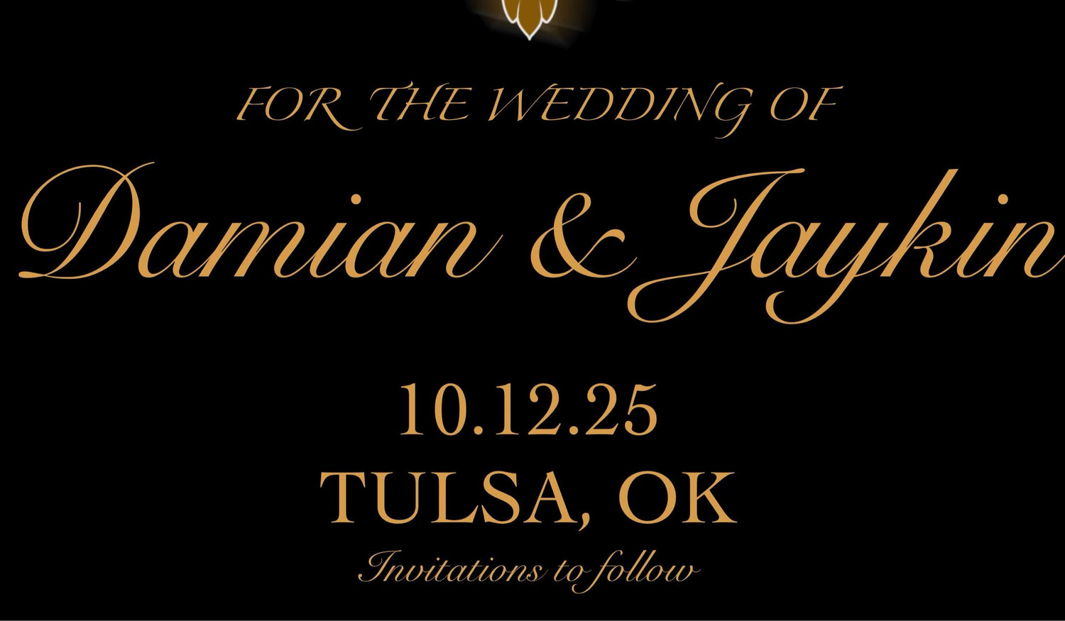 The Wedding Website of Damian Kopler and Jaykin Morgan