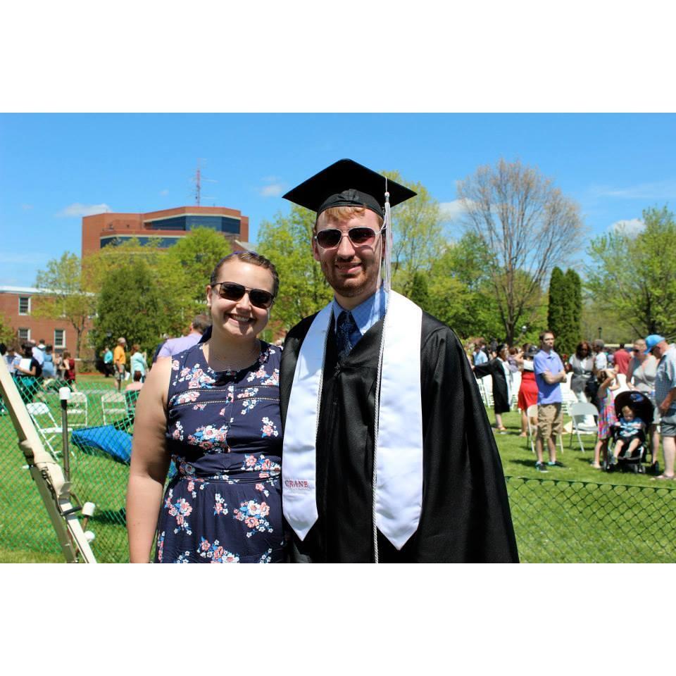 Justin's Graduation, we cannot find one of the two of us from Kelsey's. Oops!