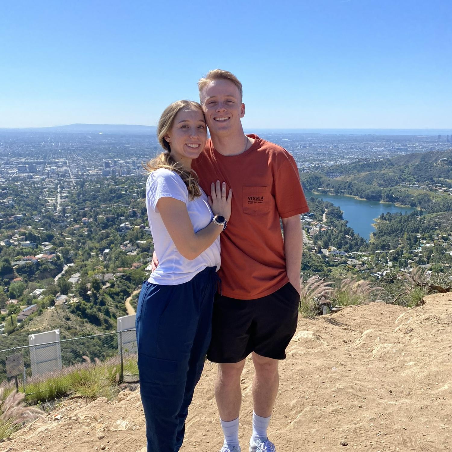 Kelsey’s first time visiting California with John during Spring Break 2022