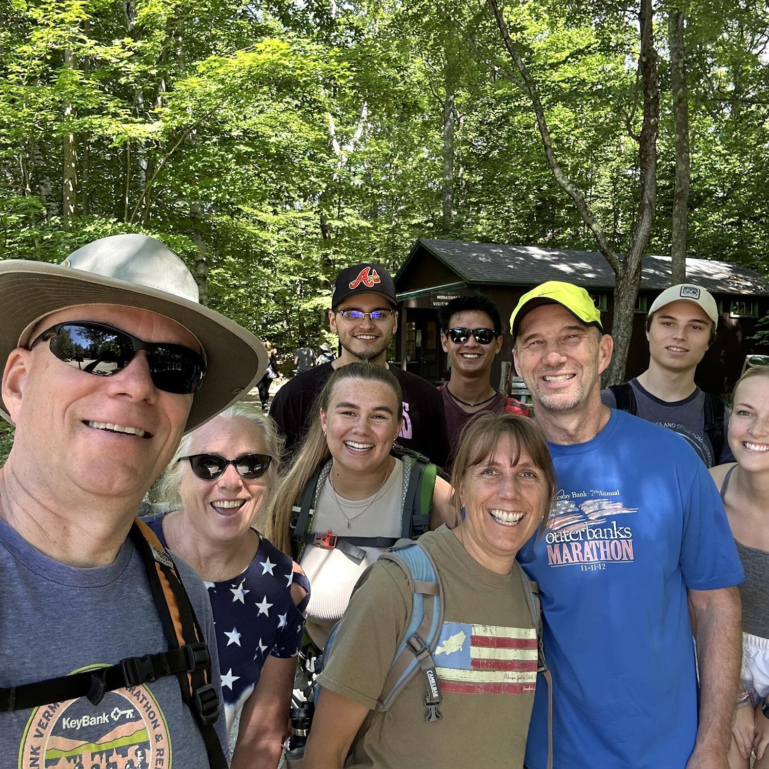 We hiked a mountain in NH!