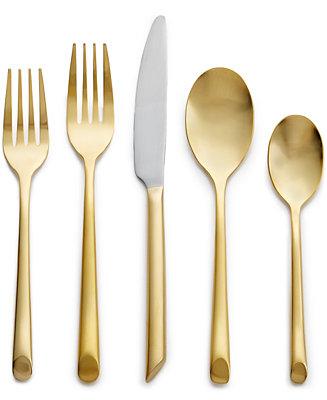 Gold Flatware 20 Piece Set, Created for Macy's, Service for 4