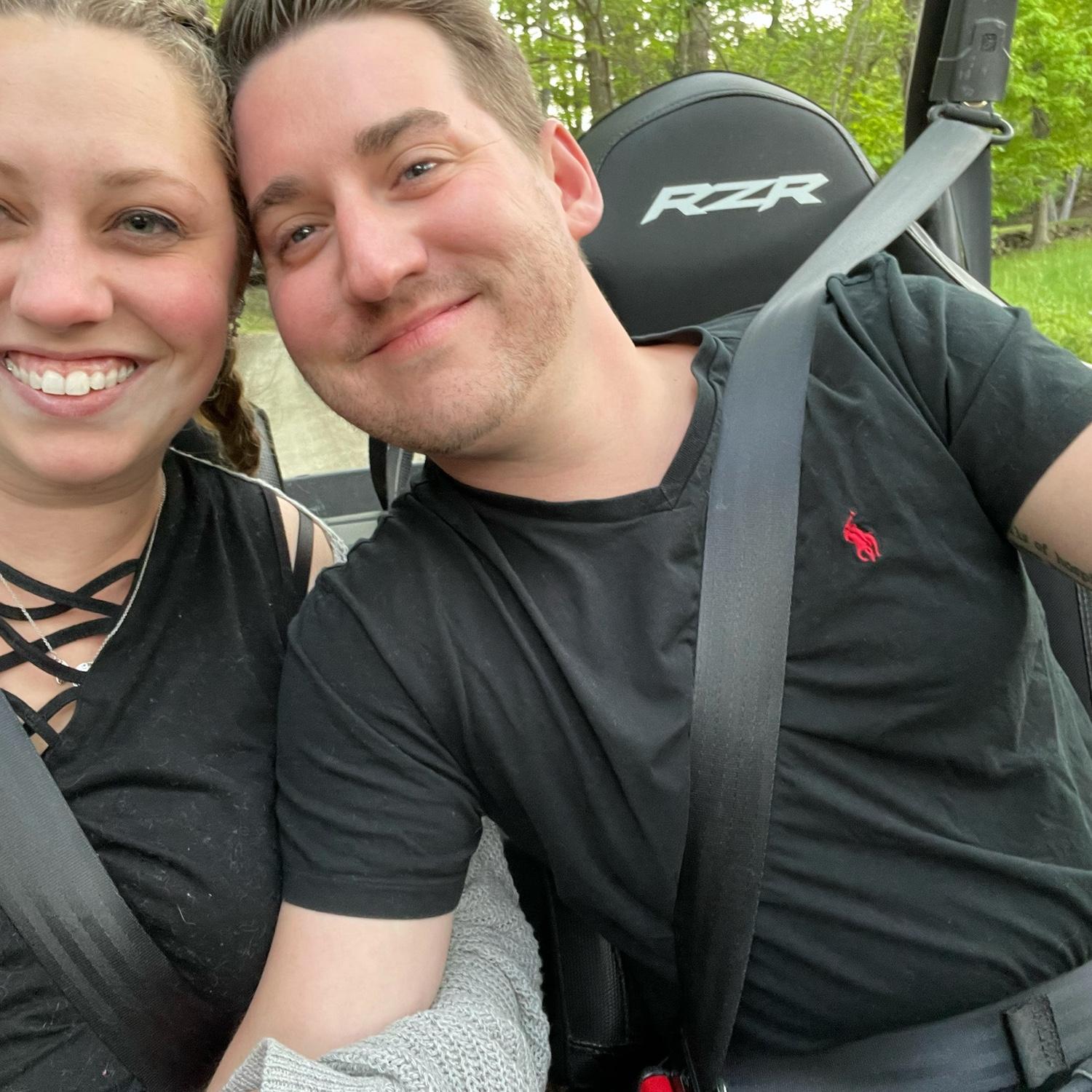 Our first photo together