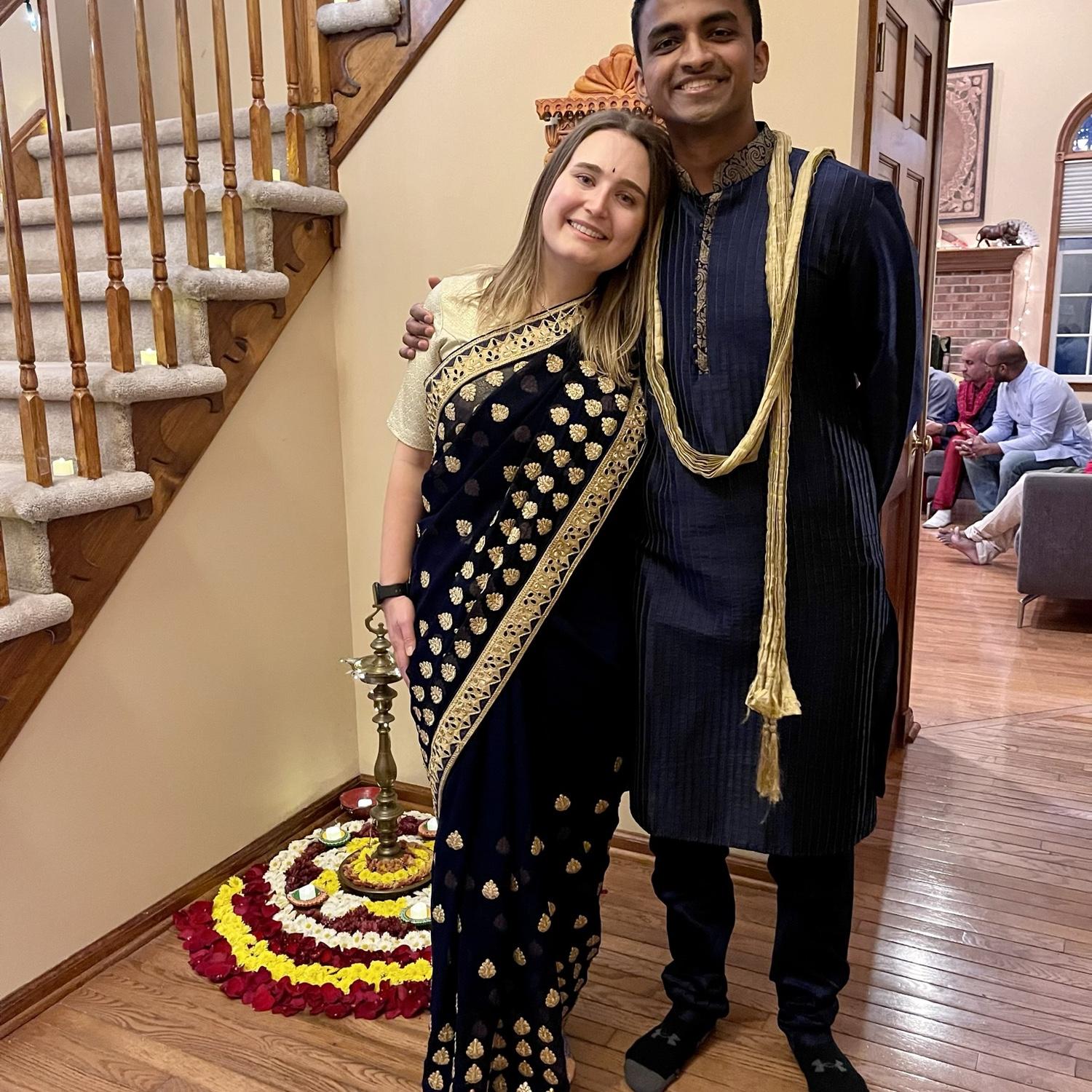 Our first Deepavali together.