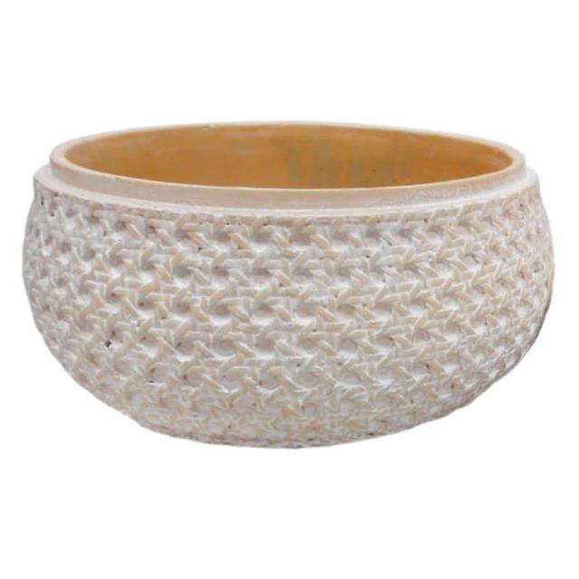 Grace Mitchell Woven Planter, 9.25"