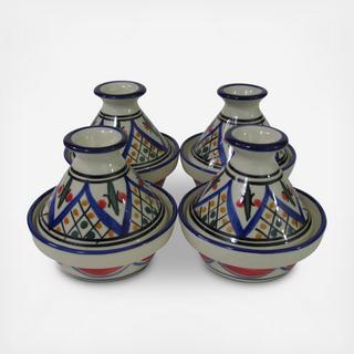 Tabarka Mini Tagine, Set of 4