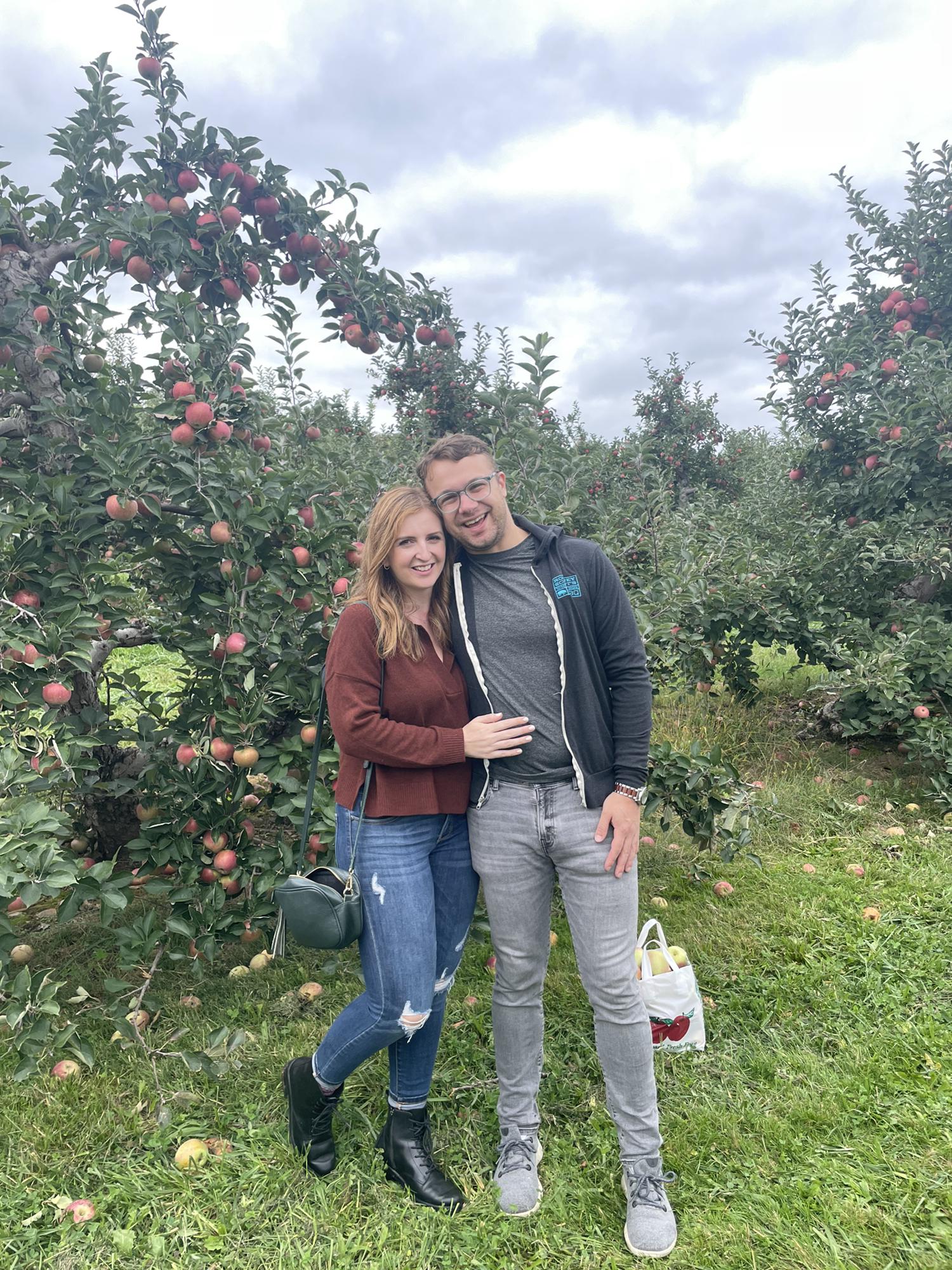 Apple picking in CT