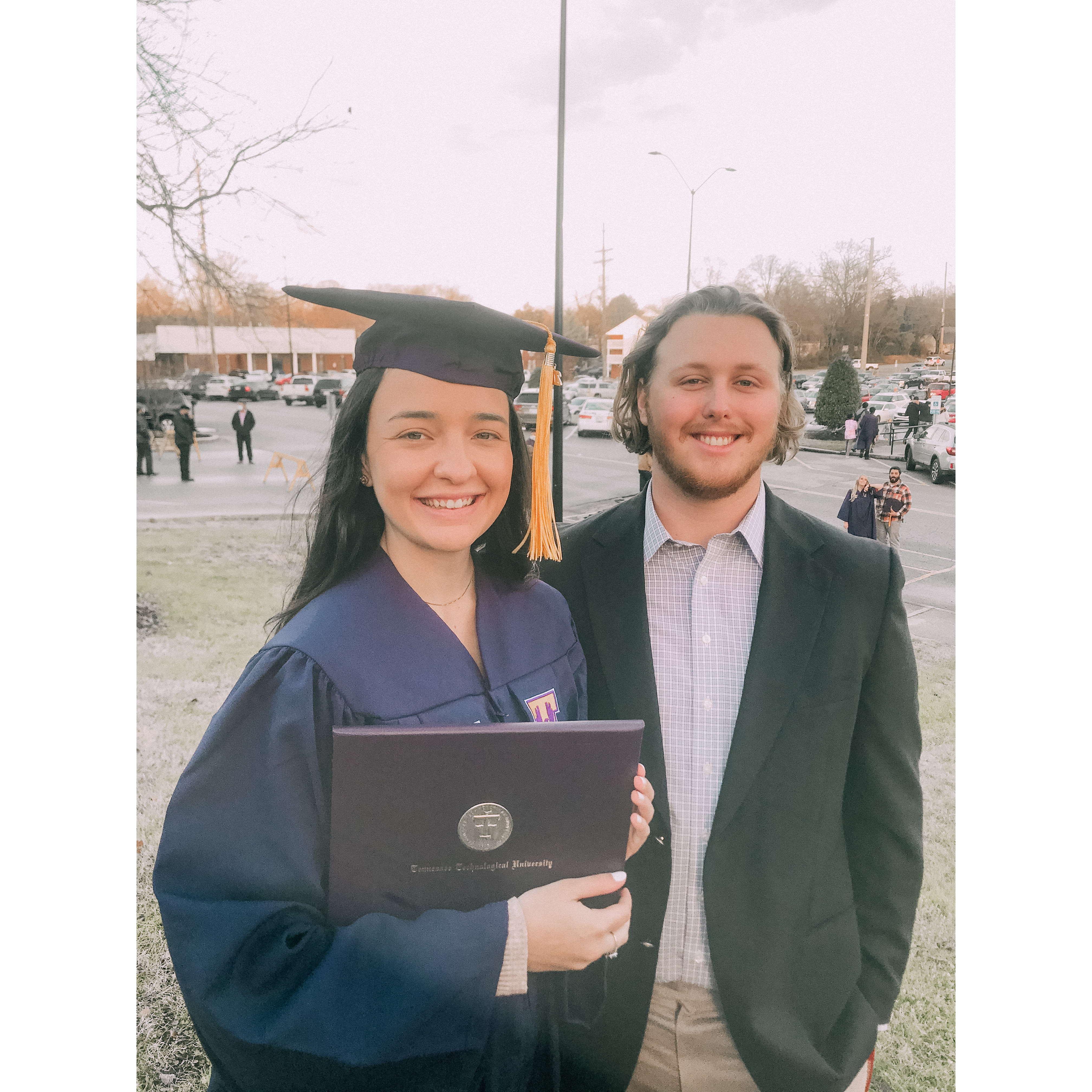 Megans college graduation
