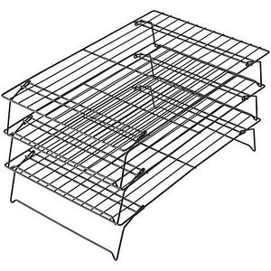 Wilton® Advance Select Premium Nonstick™ 3-Tier Cooling Grid in Gunmetal