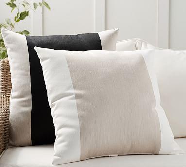 Sunbrella® Runway Stripe Indoor/Outdoor Pillow