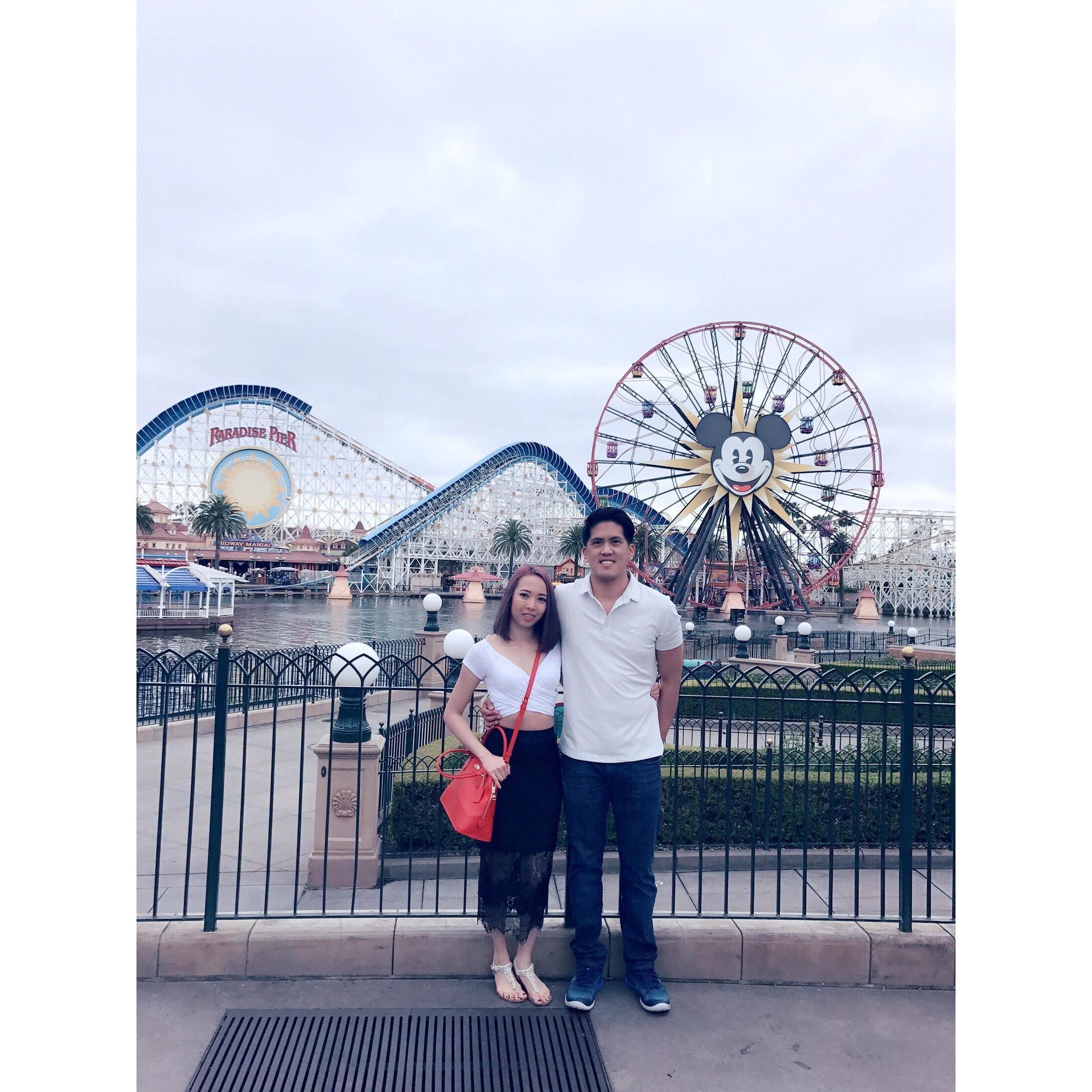 This Disney Land trip nearly marked our 4th anniversary. And also during that trip, Luis decided to do something to surprise Grace...