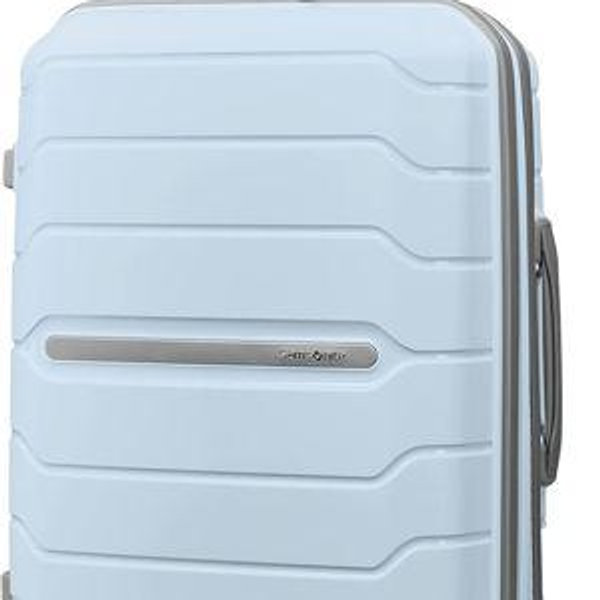 Samsonite Freeform Hardside Expandable with Double Spinner Wheels, Carry-On 21-Inch, Powder Blue