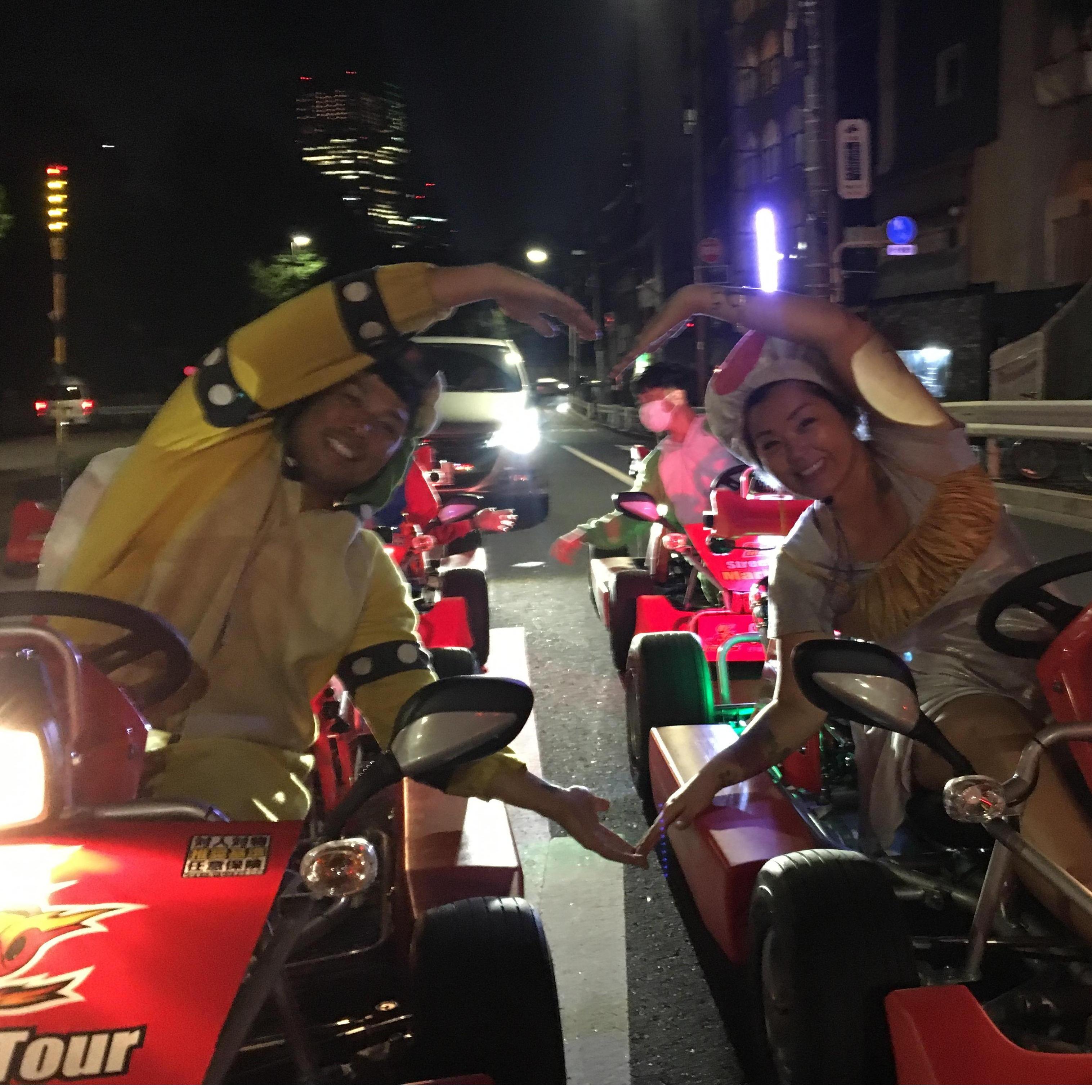 Cheesin' while Mario Karting through Tokyo