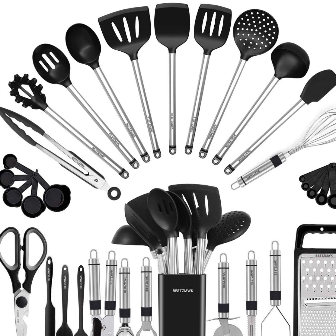 Kitchen Utensil Set-Silicone Cooking Utensils-33