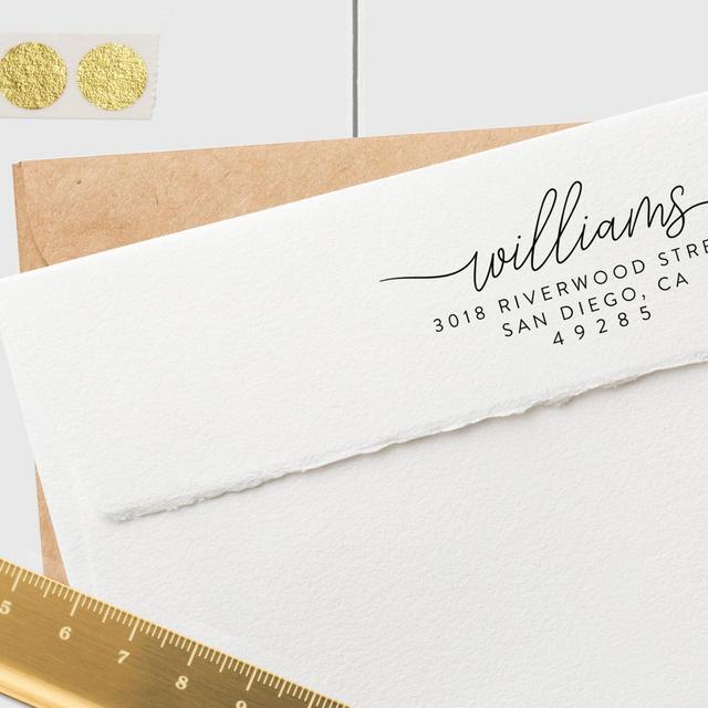 RETURN ADDRESS STAMP, Custom Return...