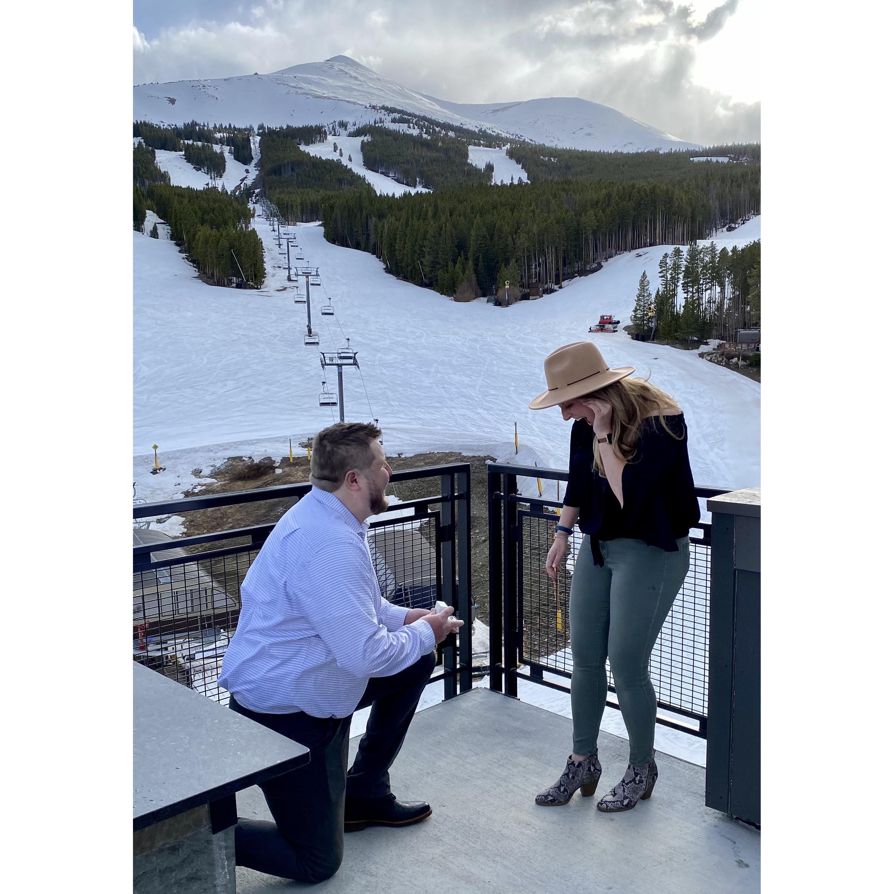 Proposal in Breckenridge