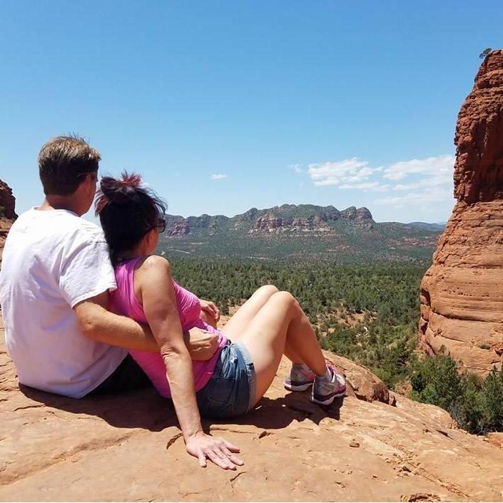 Taking in the beauty of Sedona. Only 2 hours away from us.