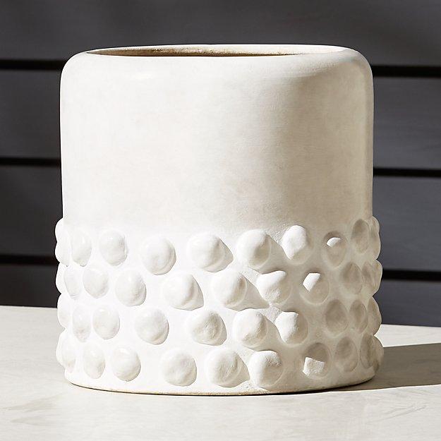 Lupa White Large Planter