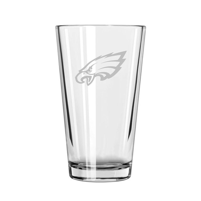 NFL Pint Glasses, Set of 4, Philadelphia Eagles