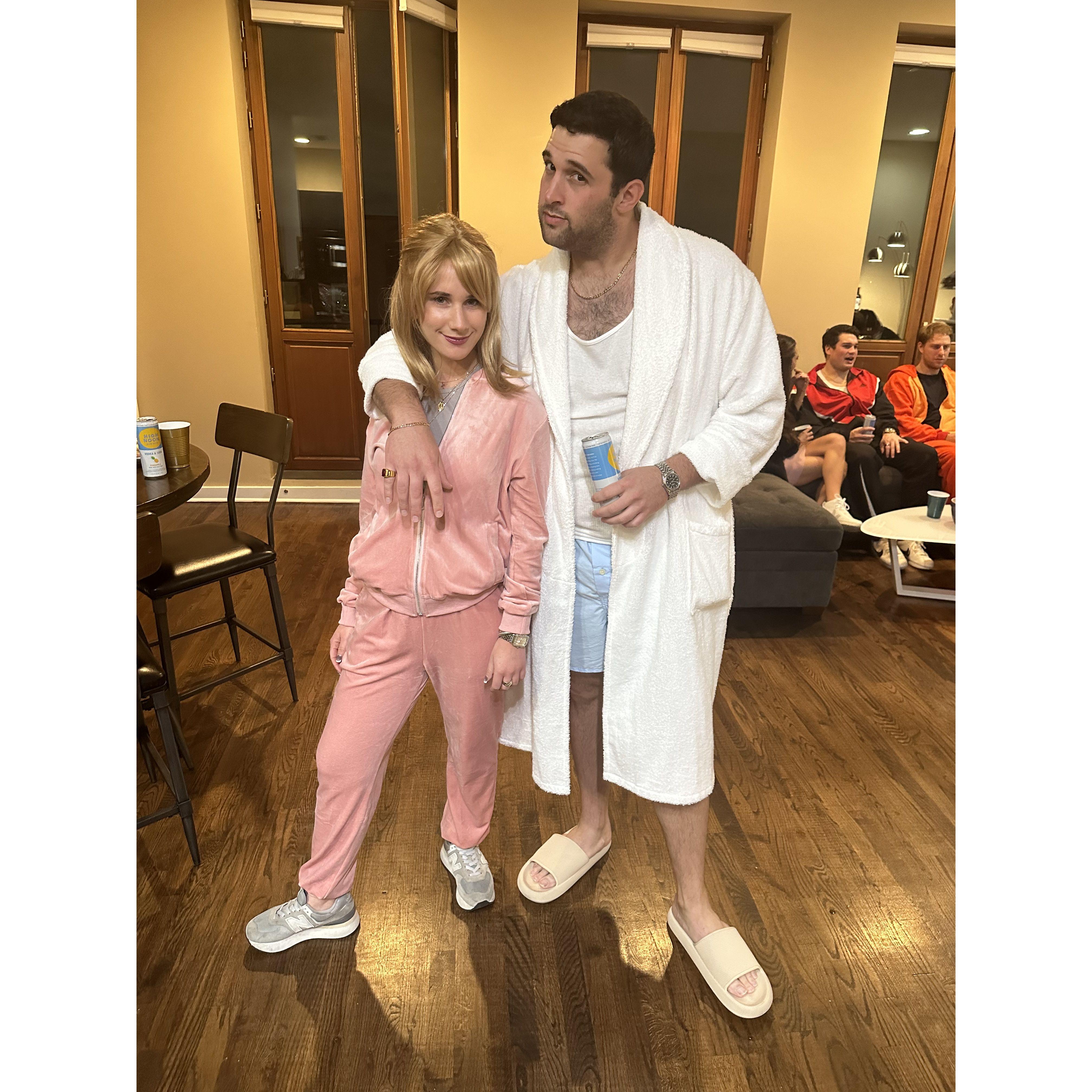 Carmela and Tony Soprano!