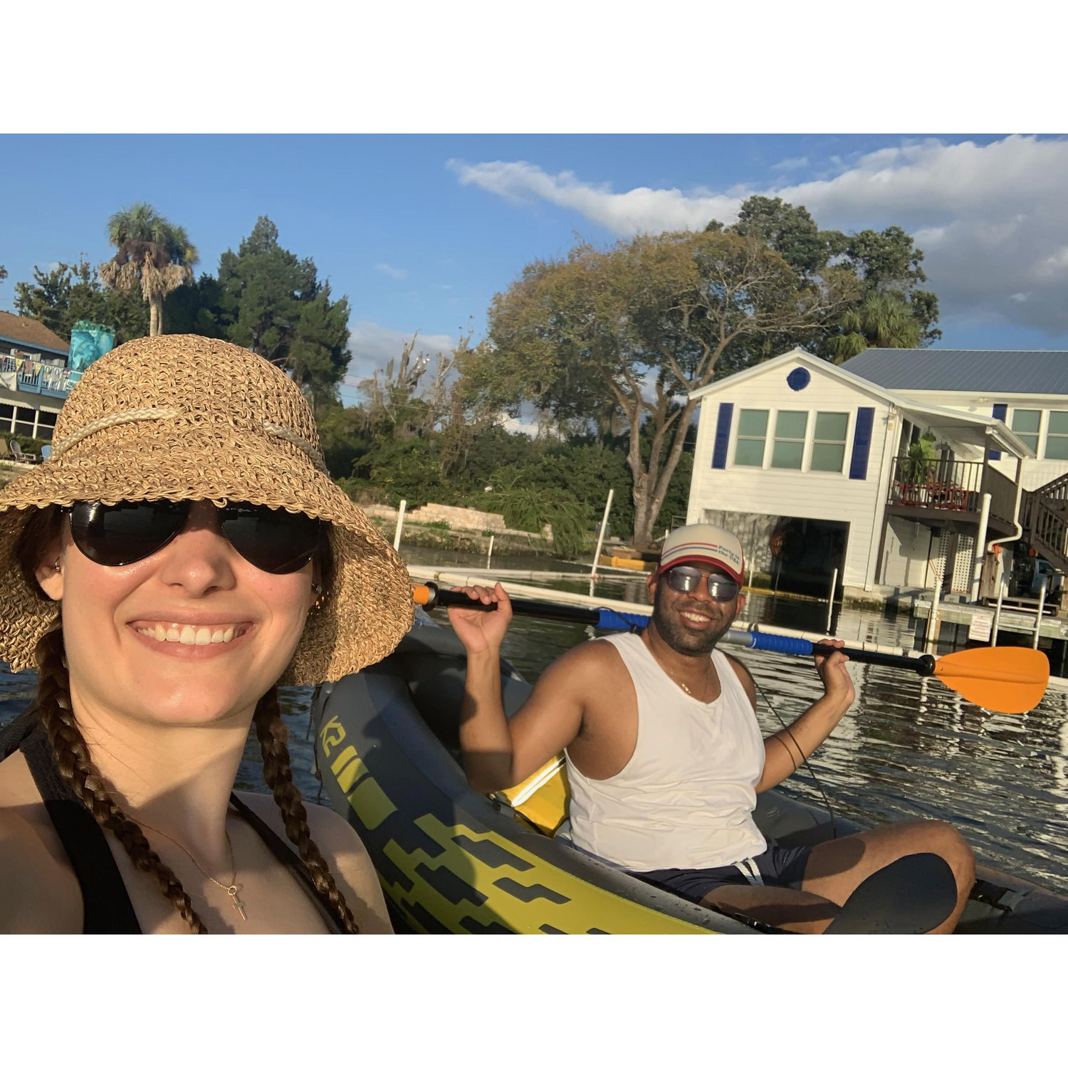 Kayaking adventure & Garry's first manatee sighting!