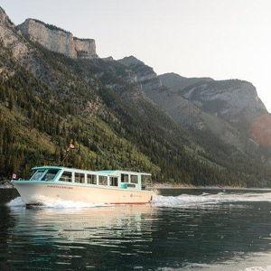 Lake Minnewanka Boat Cruise On Our Honeymoon