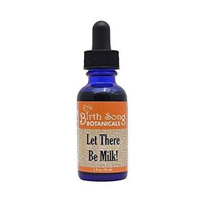 Birth Song Botanicals Let There Be Milk Best Lactation Liquid - with Fenugreek and Goats Rue - 1 oz