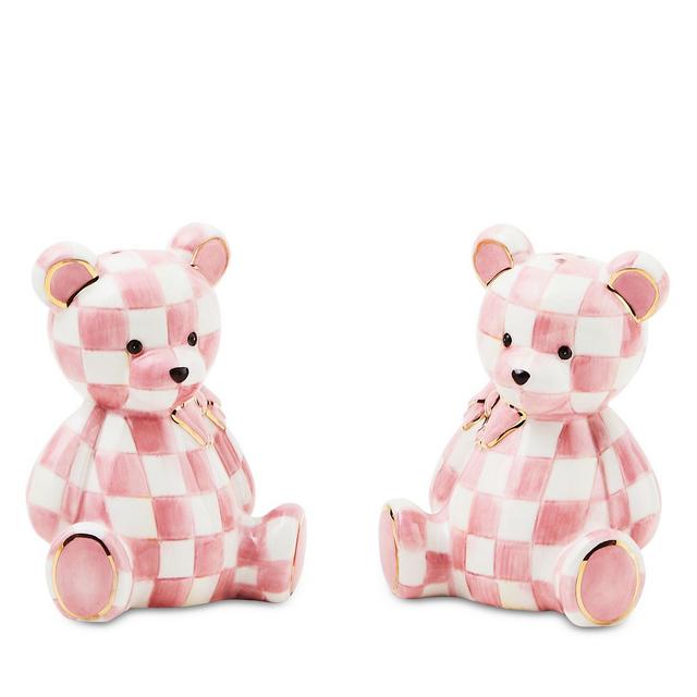 Mackenzie-Childs Rosy Bear Salt & Pepper Set