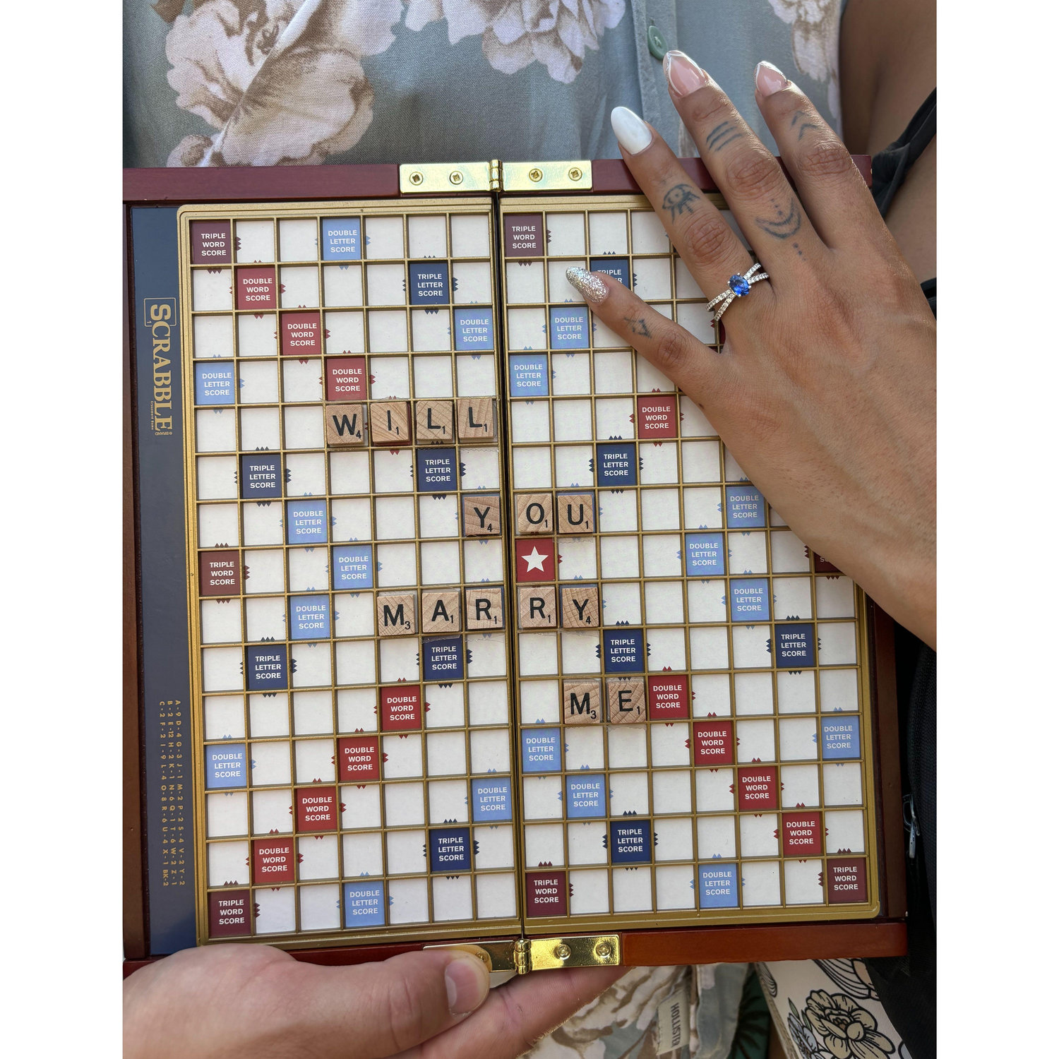 The most unpredictable Scrabble game!