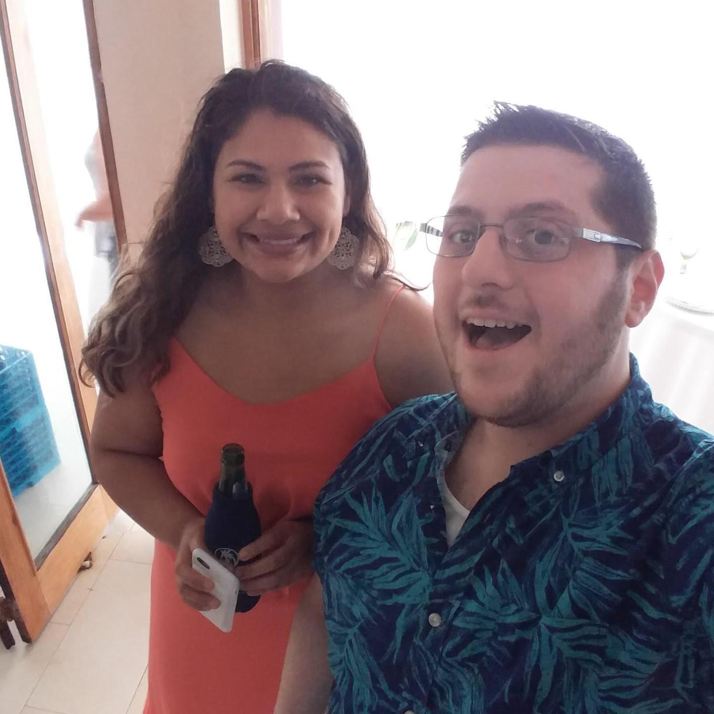 In Punta Cana, Dominican Republic, celebrating the wedding of our friends Matt and Maya!