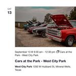 Cars at the park