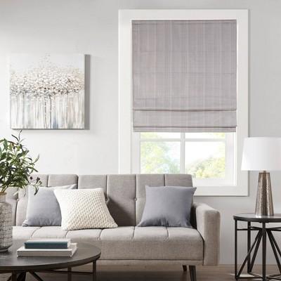 Cordless Roman Window Shade (Ivory)