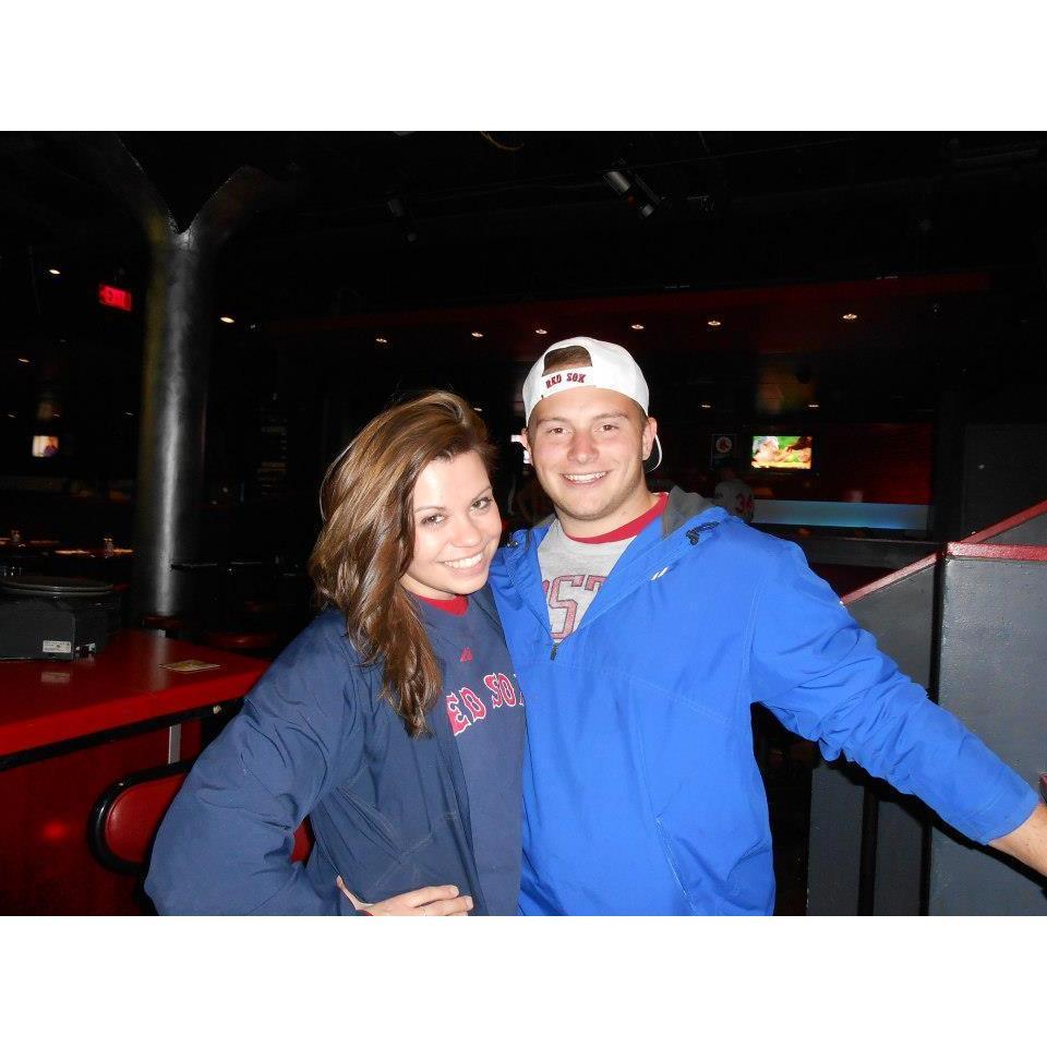 First Red Sox game together April 2013