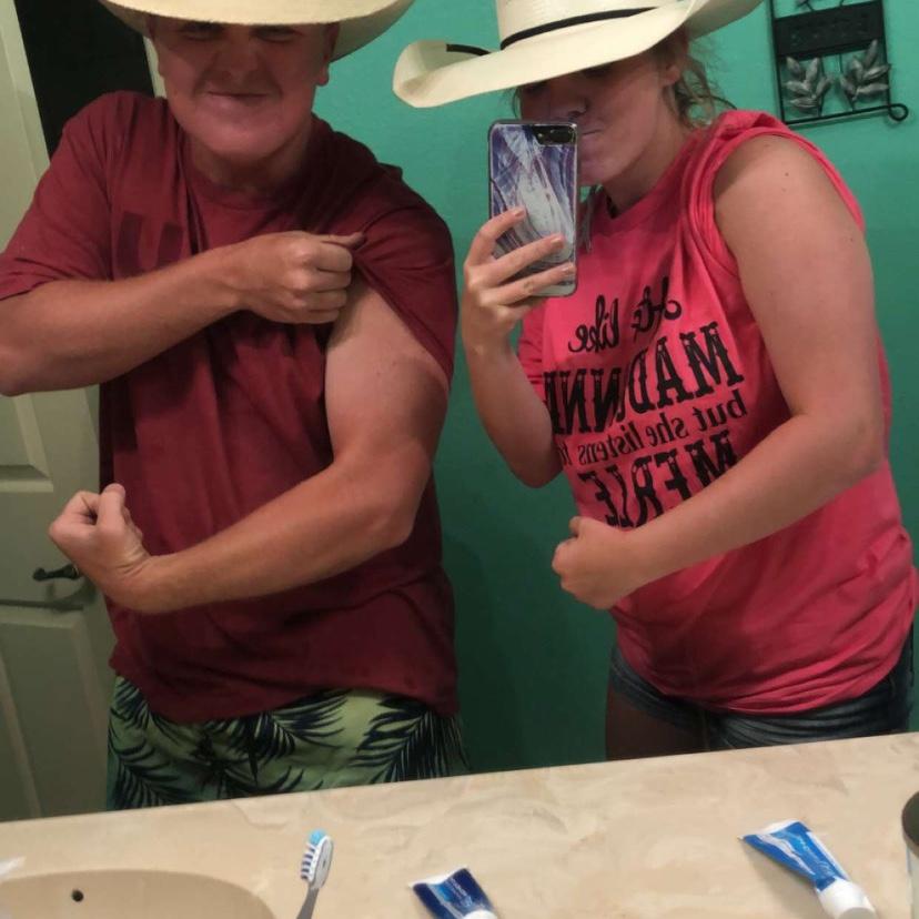 Who’s muscles are bigger?!