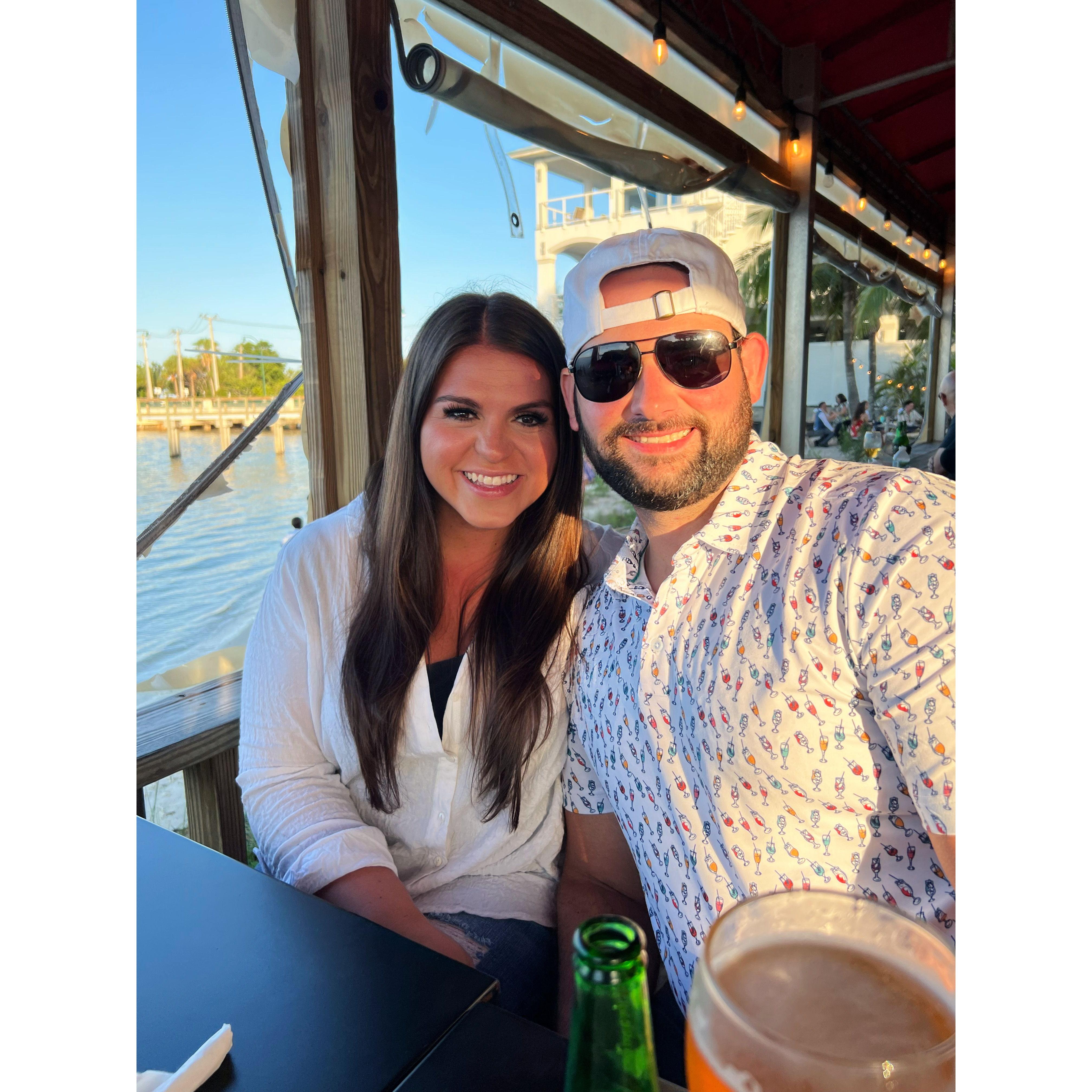 Vacationing in Florida. We tend to do that a lot.