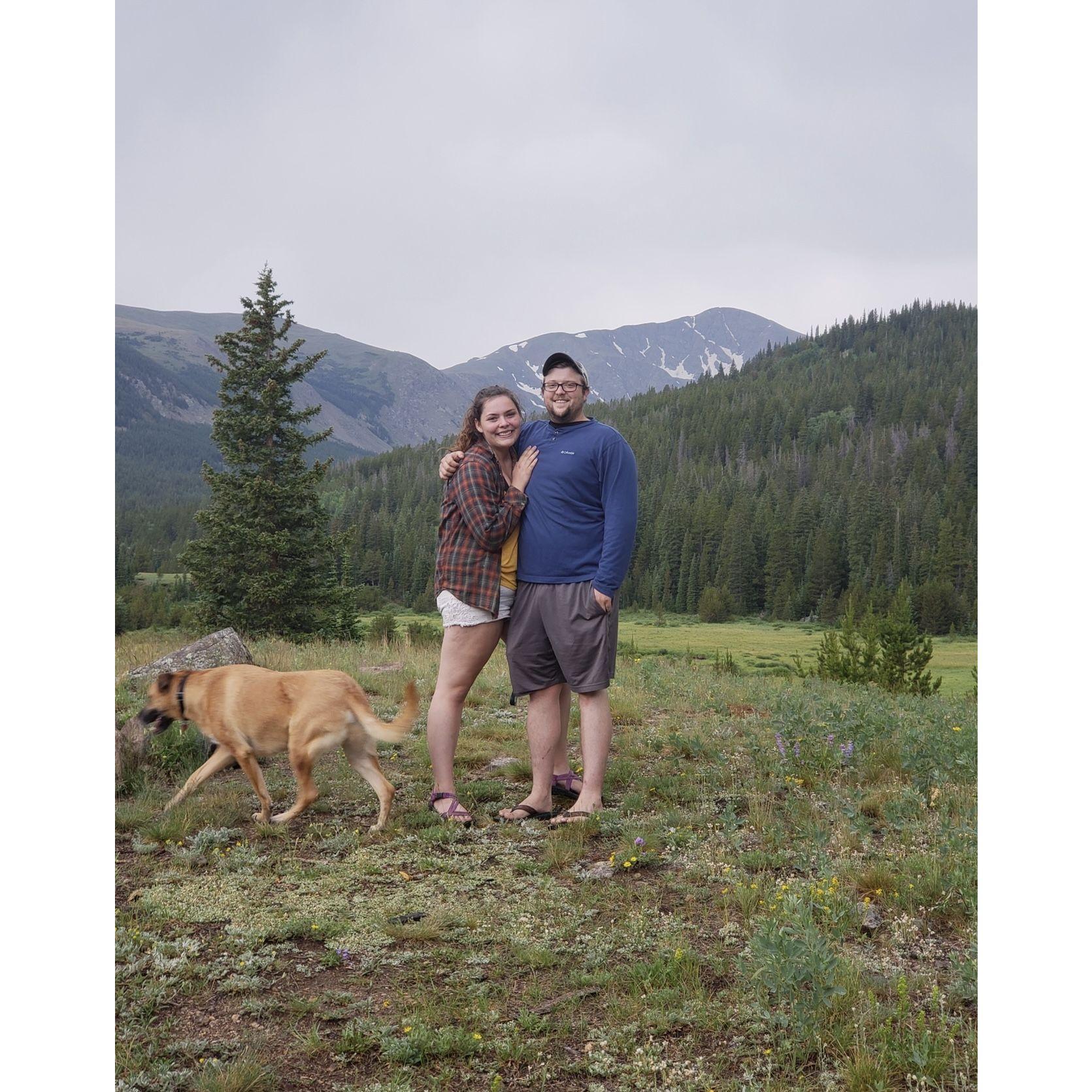 Russ (Holden's dad) took us up to the mountains