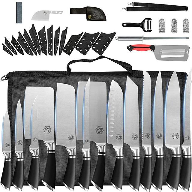 XYJ Portable Chef Knife Set Professional,Since 1986,10 Inch Camp