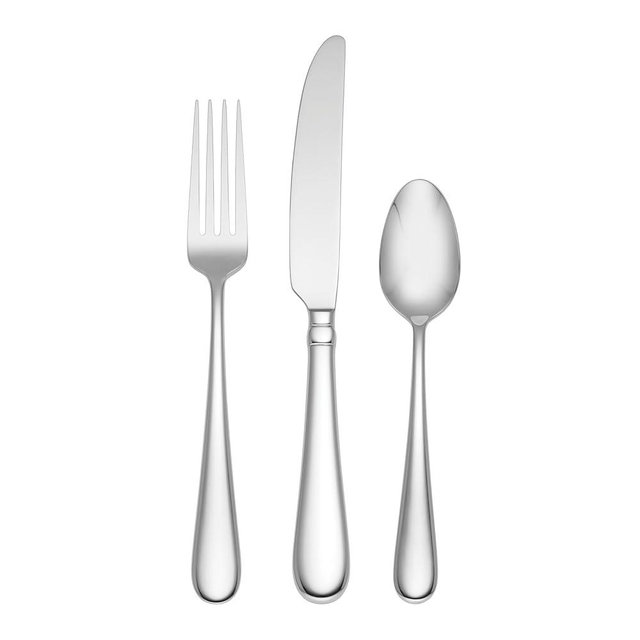 Lenox 899225 Studio 1414 Mirror 24-Piece Flatware Set, Service For 8
