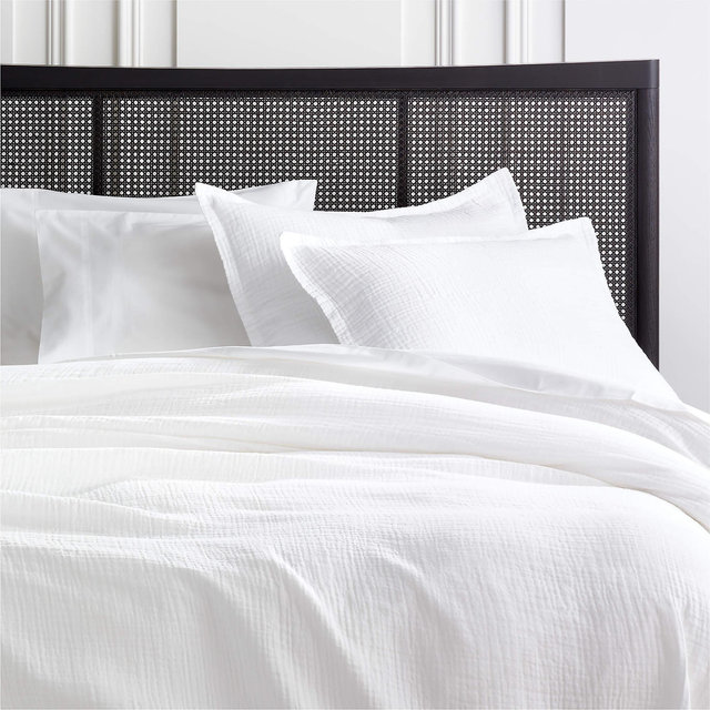 Alto Organic Cotton White King Duvet Cover