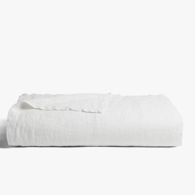 Vintage Linen Bed Cover - King