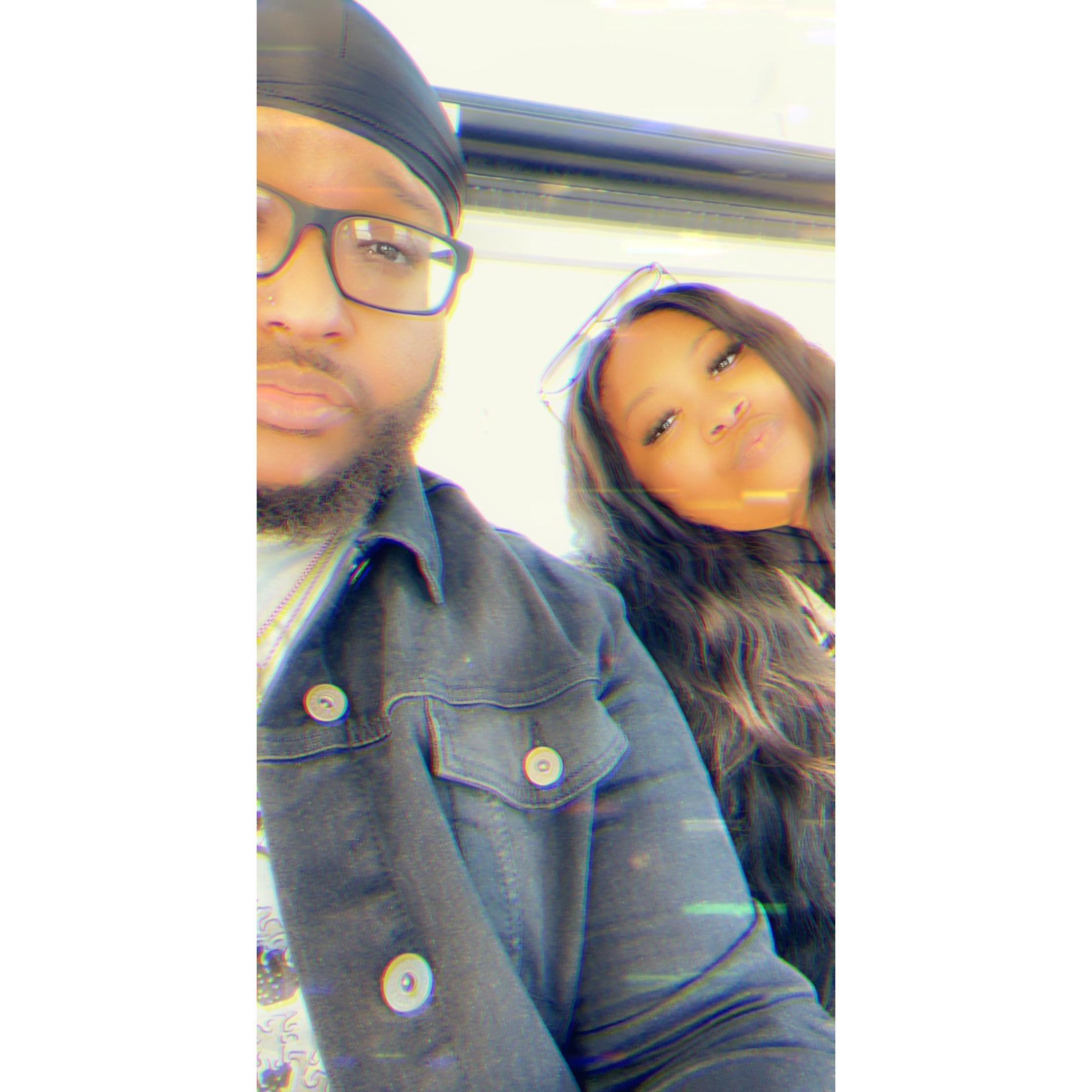 Since Will had never been to this side of MD I decided to show him The National Harbor. We got on the giant ferris wheel and boy was He scared but he ended up enjoying the views!