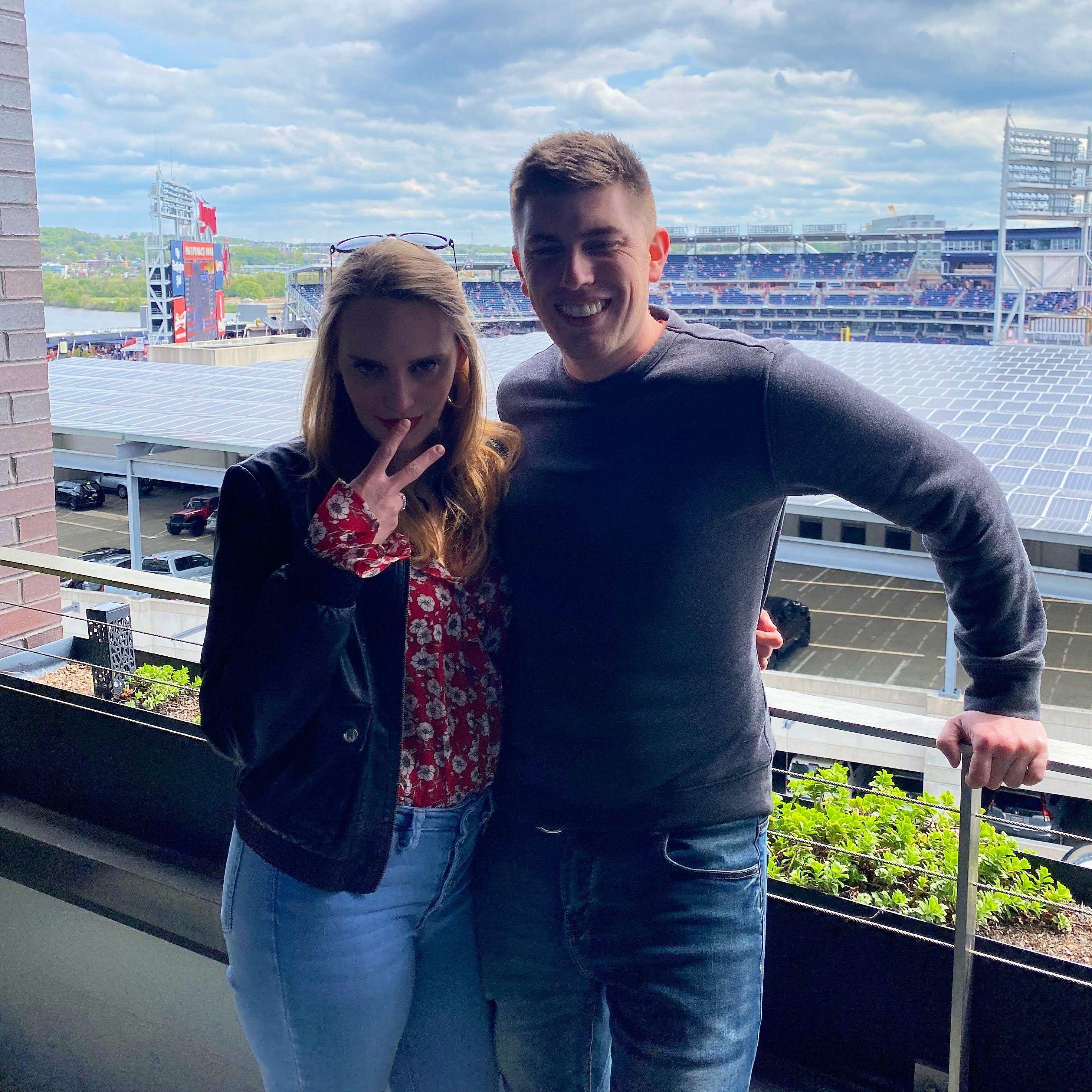 Spent much of the pandemic trying to see fly balls from Robby's balcony | April 2021