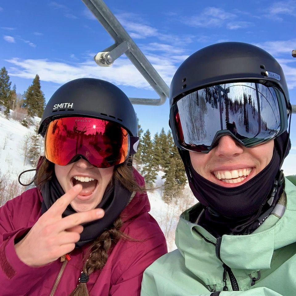 Paul's first time at Snowbasin in 2021