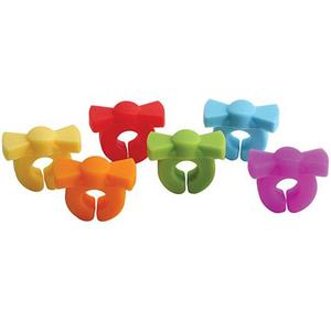 Joie Bow Tie Drink and Wine Glass Charms, Set of 6