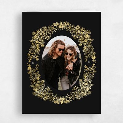 Black Wedding Thank You - Sawyer Photo Foil