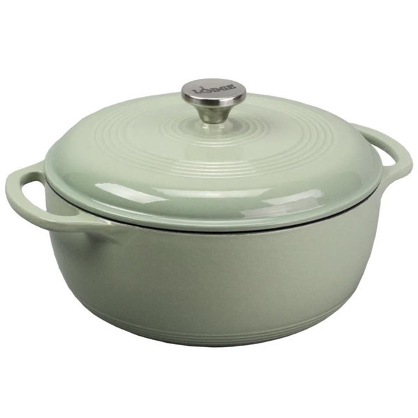 6 Quart Desert Sage Essential Enamel Cast Iron Dutch Oven