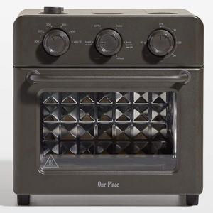 Our Place Blue Salt Wonder Oven 6-in-1 Toaster Oven Air Fryer -- Charcoal