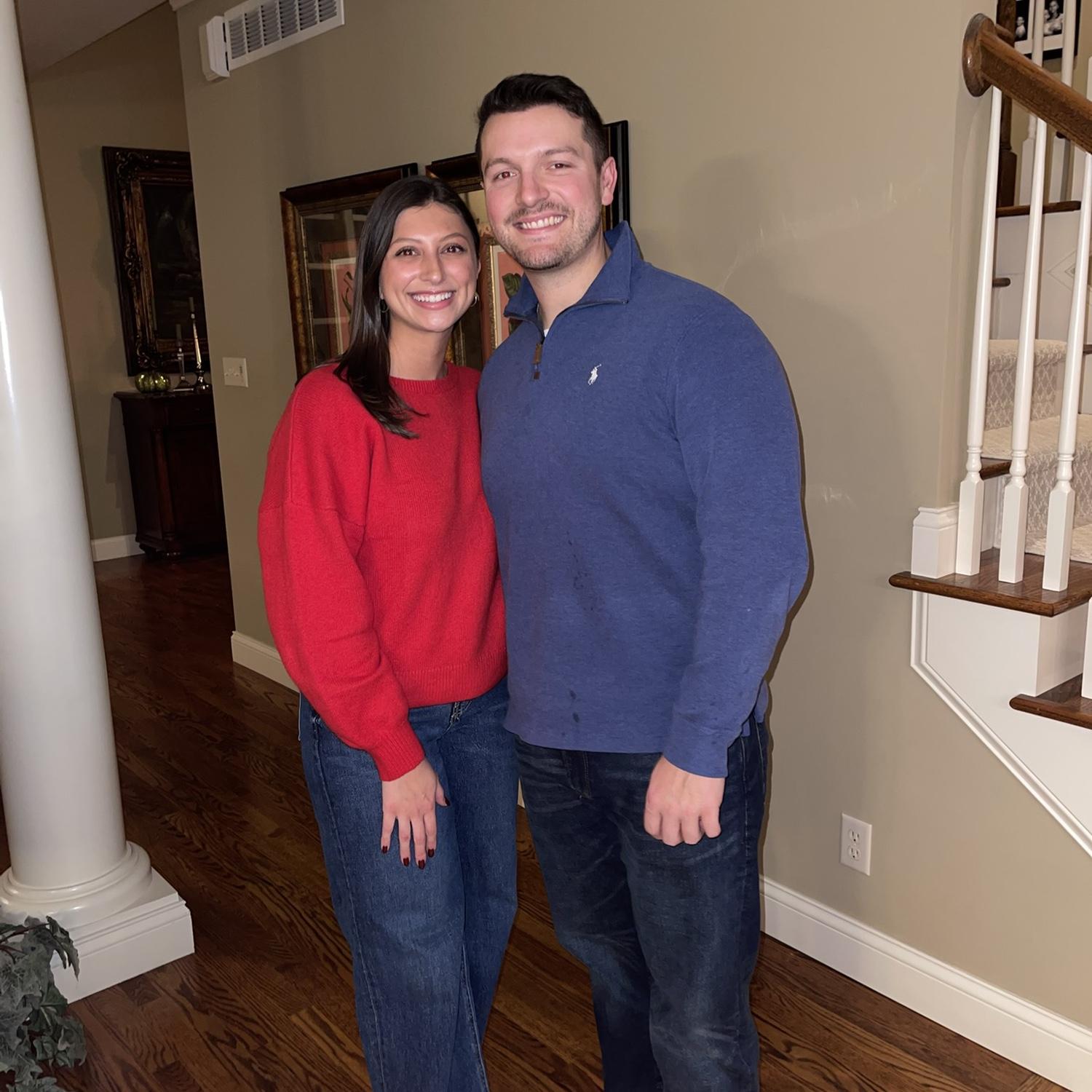 Our first Thanksgiving together! Coincidentally, Nick was doing a rotation in Evansville so I actually came home from Indy to both him AND my family for the holiday!